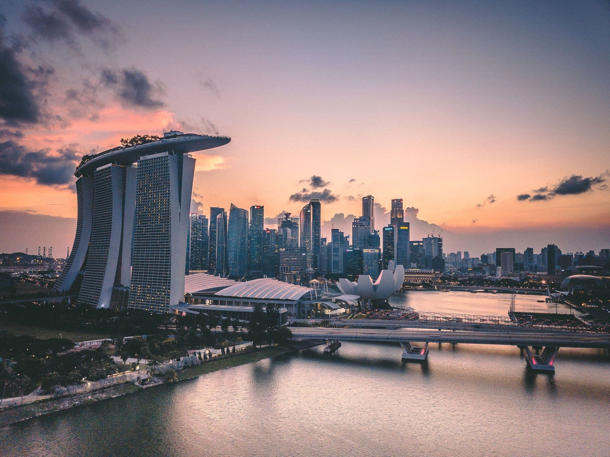A picture of a city