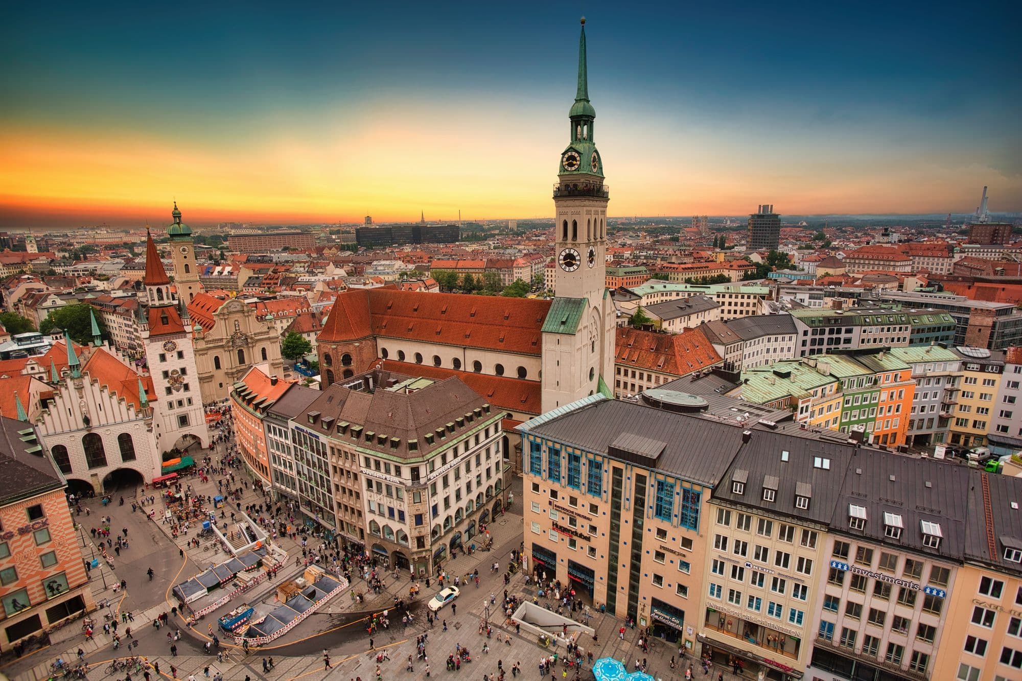 A picture of a city
